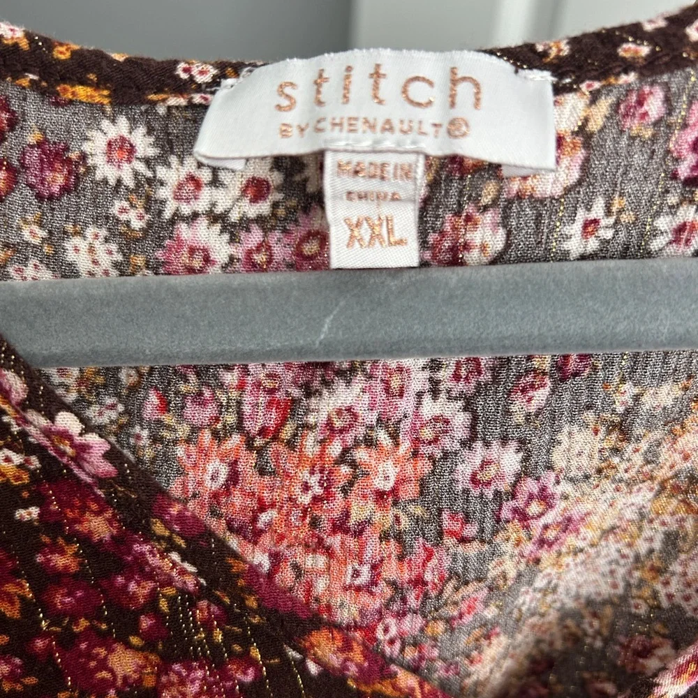 Chic Long Sleeve Floral Dress - Picture 3 of 4